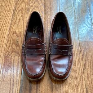 Larson Weejuns Brown Leather Loafers by G.H. Bass & Co.